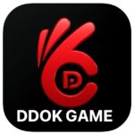 DDOK Game official logo in blue theme combined with modern gaming elements and digital interface.